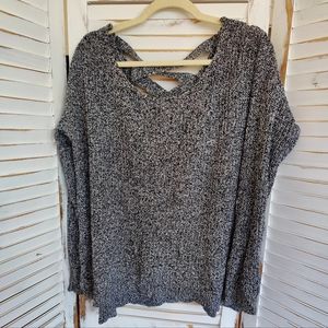 Lane Bryant Sweater with Unique Back